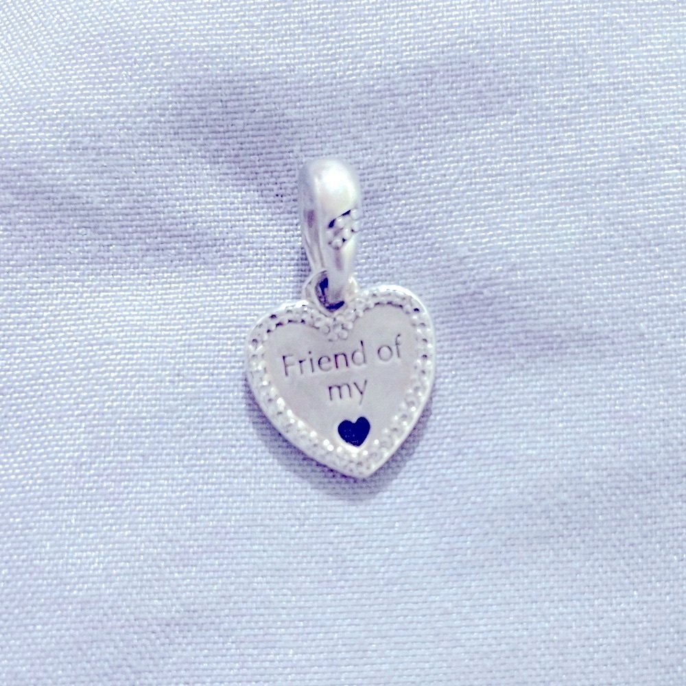 Authentic Pandora Friend of My Charm Silver